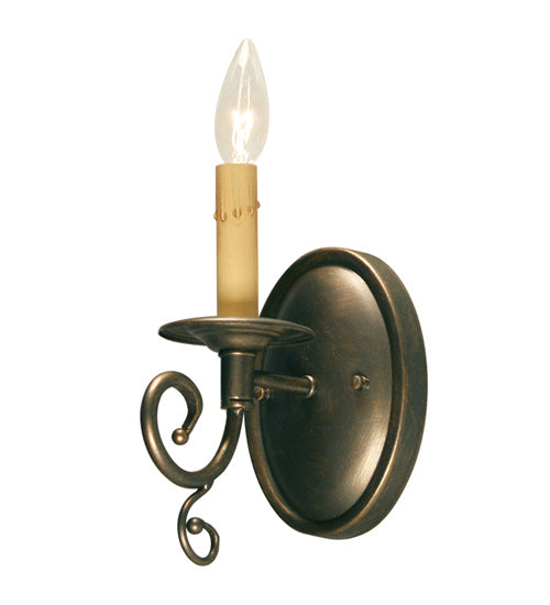 Meyda Tiffany - 146374 - Wall Sconce - Melodie - Craftsman Brown