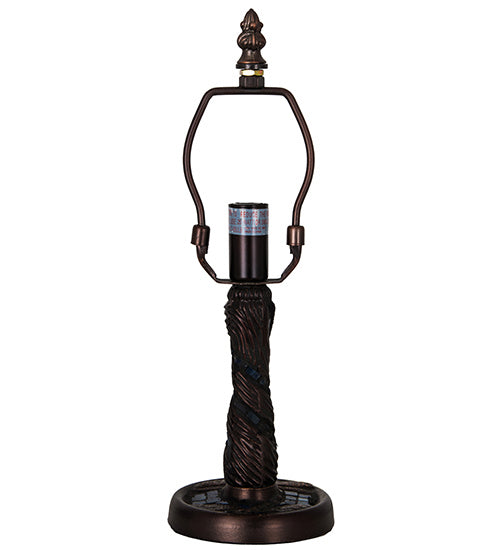 Meyda Tiffany - 14914 - One Light Table Base - Twisted Fly - Mahogany Bronze