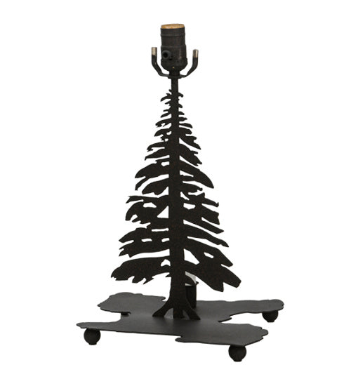 Meyda Tiffany - 150133 - Two Light Table Base - Tall Pines - Dark Roast