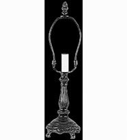 Meyda Tiffany - 15072 - One Light Table Base - Stanley - Cafe-Noir