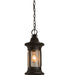 Meyda Tiffany - 151877 - One Light Pendant - Camp Uncas - Wrought Iron