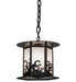 Meyda Tiffany - 155493 - One Light Pendant - Wellen - Craftsman Brown