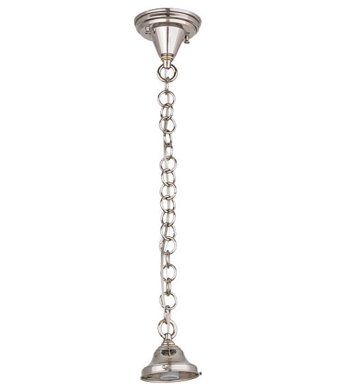 Meyda Tiffany - 157721 - One Light Pendant Hardware - Cross Mission - Polished Nickel
