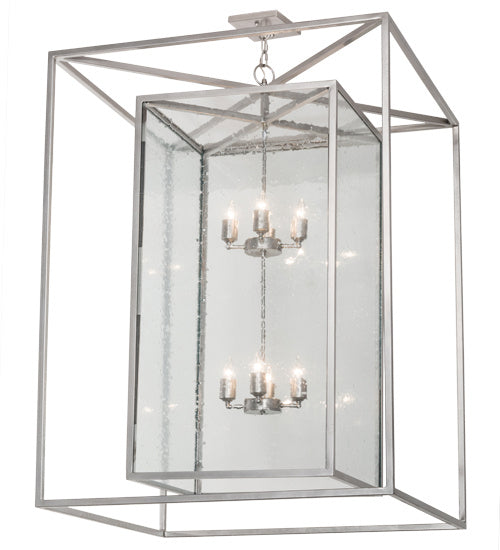 Meyda Tiffany - 158353 - Eight Light Pendant - Kitzi Box - Nickel