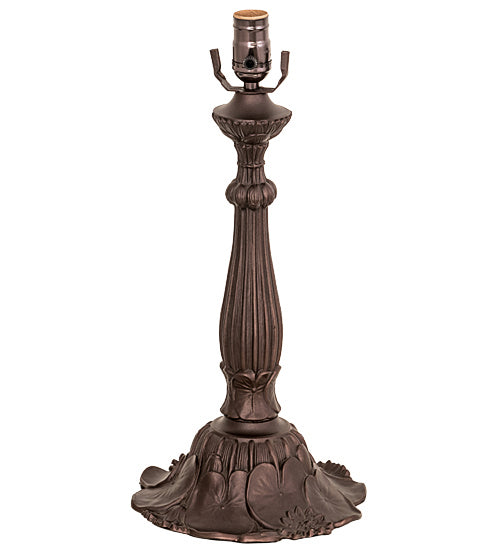 Meyda Tiffany - 158934 - One Light Table Base - Lily - Mahogany Bronze