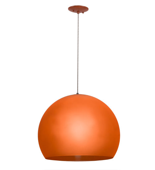 Meyda Tiffany - 162252 - One Light Pendant - Bola - Orange