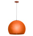 Meyda Tiffany - 162252 - One Light Pendant - Bola - Orange