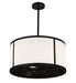 Meyda Tiffany - 162888 - Two Light Pendant - Cilindro - Matte Black