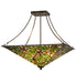 Meyda Tiffany - 163023 - Eight Light Inverted Pendant - Acorn & Oak Leaf - Antique Copper