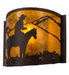 Meyda Tiffany - 163105 - One Light Wall Sconce - Cowboy - Mahogany Bronze