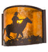 Meyda Tiffany - 163112 - One Light Wall Sconce - Cowboy - Mahogany Bronze