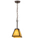 Meyda Tiffany - 164511 - One Light Pendant - Dalton - Copper Rust/Earth Marble Acrylic Sb Out