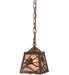 Meyda Tiffany - 164758 - One Light Mini Pendant - Spruce Pine - Antique Copper
