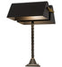 Meyda Tiffany - 165093 - Two Light Banker`s Lamp - Belmont - Oil Rubbed Bronze