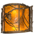 Meyda Tiffany - 165158 - Two Light Wall Sconce - Whispering Pines - Antique Copper