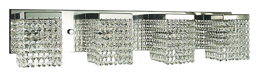 Framburg - 1994 PS - Four Light Wall Sconce - Gemini - Polished Silver with Clear Crystal
