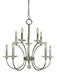 Framburg - 3109 PN - Ten Light Chandelier - Pirouette - Polished Nickel