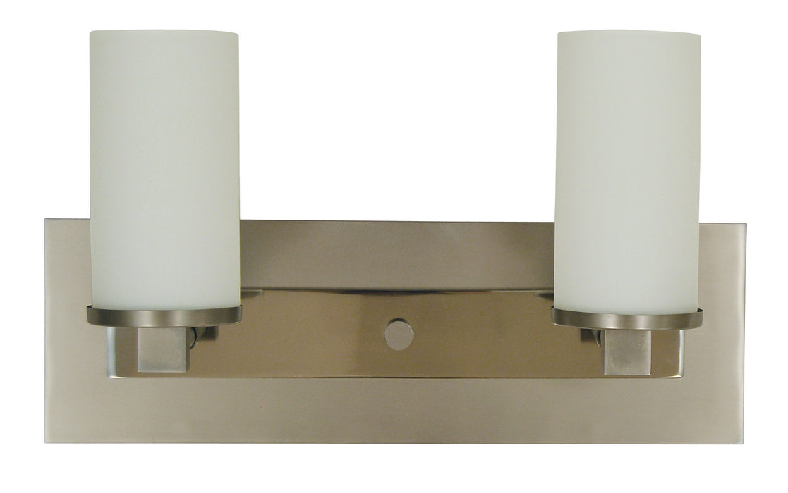 Framburg - 4732 SP/PN - Two Light Wall Sconce - Mercer - Satin Pewter with Polished Nickel