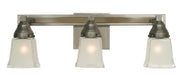 Framburg - 4773 SP/PN - Three Light Wall Sconce - Mercer - Satin Pewter with Polished Nickel