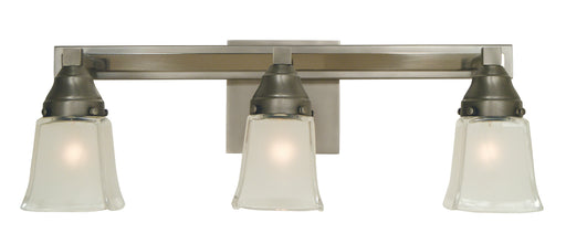 Framburg - 4773 SP/PN - Three Light Wall Sconce - Mercer - Satin Pewter with Polished Nickel