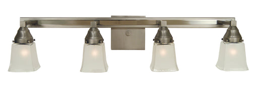 Framburg - 4774 SP/PN - Four Light Wall Sconce - Mercer - Satin Pewter with Polished Nickel