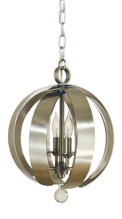 Framburg - 4777 BN - Four Light Chandelier - Venus - Brushed Nickel