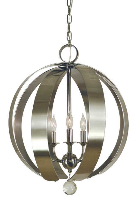 Framburg - 4778 PN/BN - Five Light Chandelier - Venus - Polished Nickel