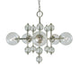 Framburg - 4945 PN - Five Light Chandelier - Solaris - Polished Nickel