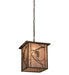 Meyda Tiffany - 165495 - One Light Pendant - Whispering Pines - Antique Copper