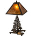 Meyda Tiffany - 165588 - Two Light Table Lamp - Leaf Edge - Oil Rubbed Bronze