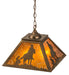 Meyda Tiffany - 165808 - Two Light Pendant - Cowboy - Antique Copper