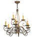 Meyda Tiffany - 165963 - Ten Light Chandelier - Grace - Oil Rubbed Bronze