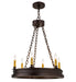 Meyda Tiffany - 172655 - Six Light Chandelier - Sullivan Ranch - Mahogany Bronze