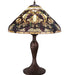 Meyda Tiffany - 181599 - One Light Table Lamp - Marquee - Mahogany Bronze