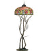 Meyda Tiffany - 182892 - Three Light Floor Lamp - Tiffany Oriental Poppy - Bronze