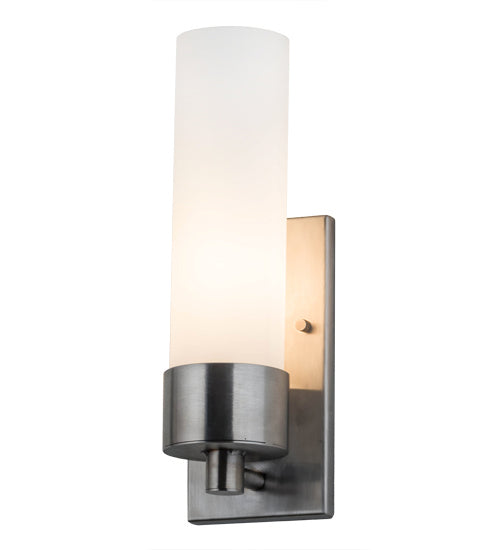 Meyda Tiffany - 183188 - One Light Wall Sconce - Cilindro - Stainless Steel