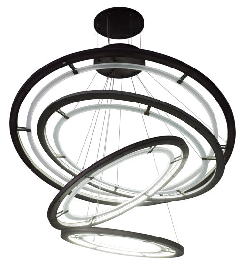 Meyda Tiffany - 187057 - LED Pendant - Anillo - Steel