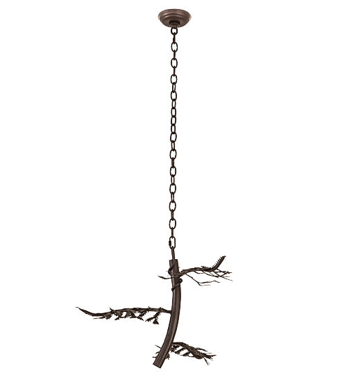 Meyda Tiffany - 190126 - Pendant - Pine Branch - Craftsman Brown