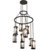 Meyda Tiffany - 190661 - Nine Light Chandelier - Cartier - Timeless Bronze