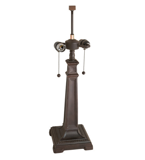 Meyda Tiffany - 195564 - Two Light Table Base - Mission - Mahogany Bronze