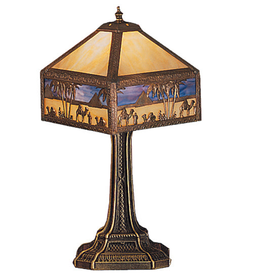 Meyda Tiffany - 200205 - One Light Accent Lamp - Camel - Brushed Nickel