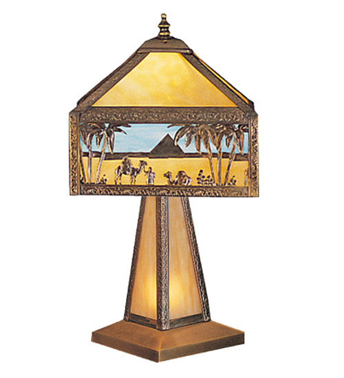 Meyda Tiffany - 200206 - One Light Accent Lamp - Camel - Mahogany Bronze