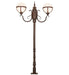 Meyda Tiffany - 200261 - Two Light Street Lamp - Bola - Rust