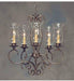 Meyda Tiffany - 200630 - Five Light Chandelier - Calista - Wrought Iron