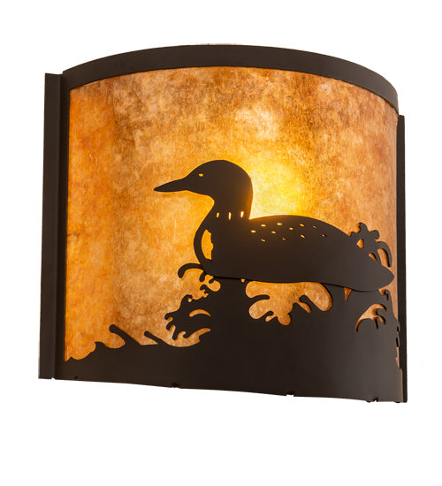 Meyda Tiffany - 210343 - One Light Wall Sconce - Loon - Oil Rubbed Bronze