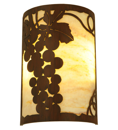 Meyda Tiffany - 213910 - Two Light Wall Sconce - Grape Ivy - Rust