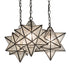 Meyda Tiffany - 215080 - Three Light Pendant - Moravian Star - Oil Rubbed Bronze