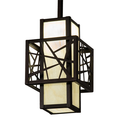 Meyda Tiffany - 217646 - LED Pendant - Quadrato - Bronze