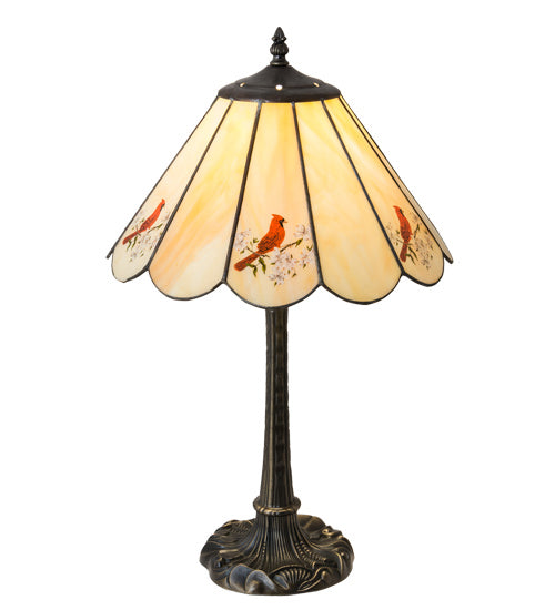 Meyda Tiffany - 218825 - One Light Table Lamp - Cardinal - Rust