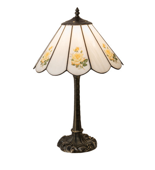 Meyda Tiffany - 218829 - One Light Table Lamp - Roses